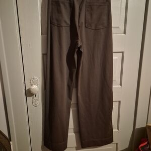 HALARA Women's Wide Leg Pants in Dark Brown